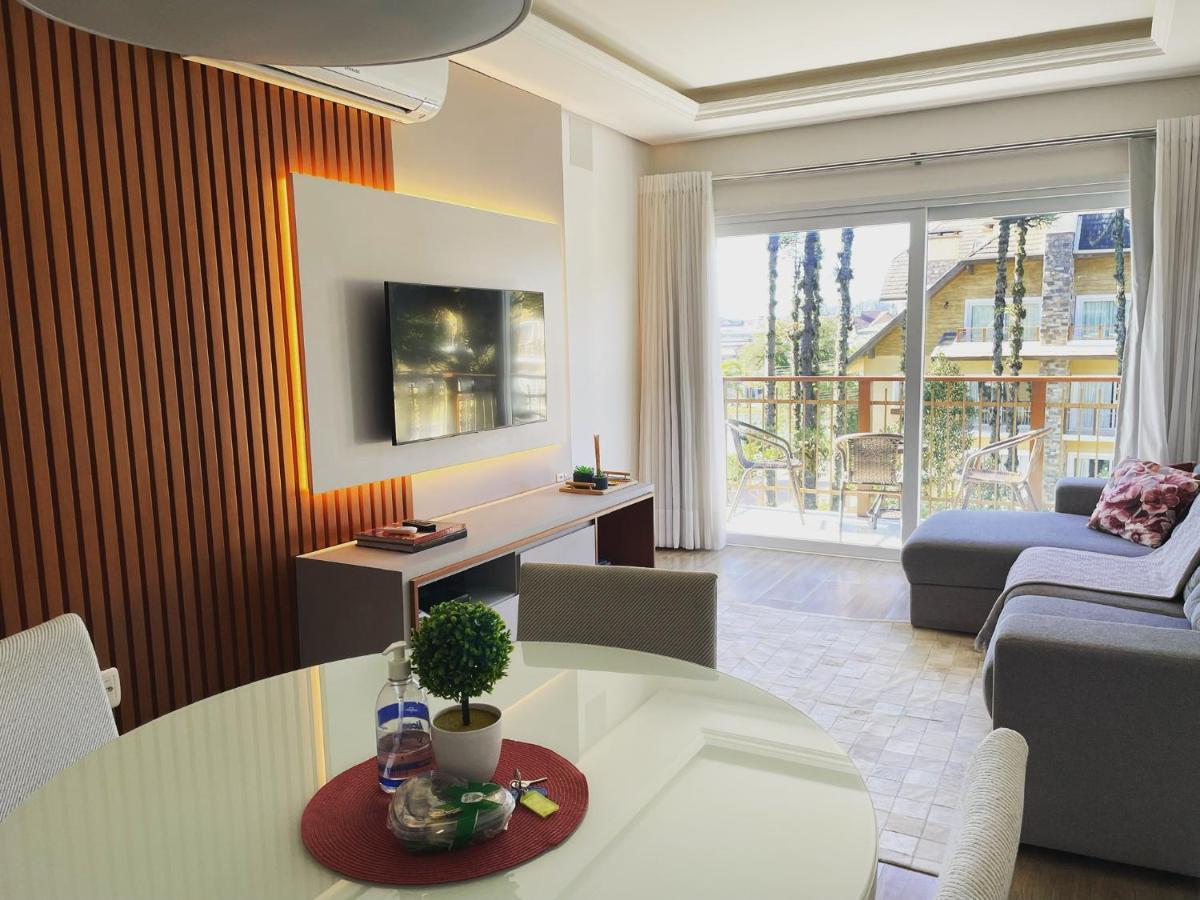 Excelente Apartamento Em Gramado/Rs No Condominio Casa De Pedra Eksteriør billede